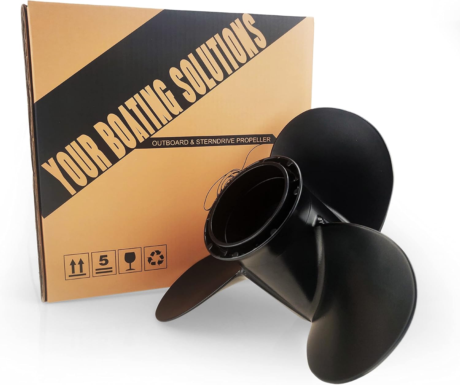 Captain Propeller 10 1/4x10 Fit Suzuki Outboard Engine 20hp 25hp 30hp DF25A D25R DF25 DT25C DT25 DF30A DF30 DT30C DT30 10 Tooth Spline 58100-96410-019